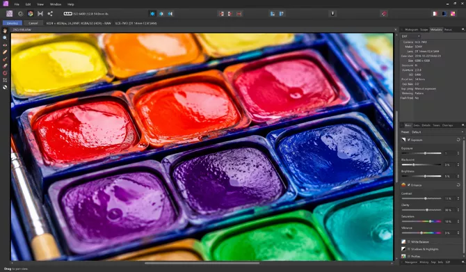 Bildbearbeitungsprogramm Affinity Photo