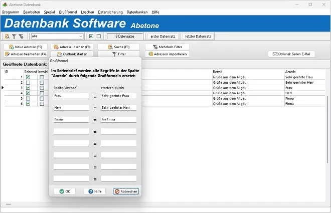 Datenbank Programm