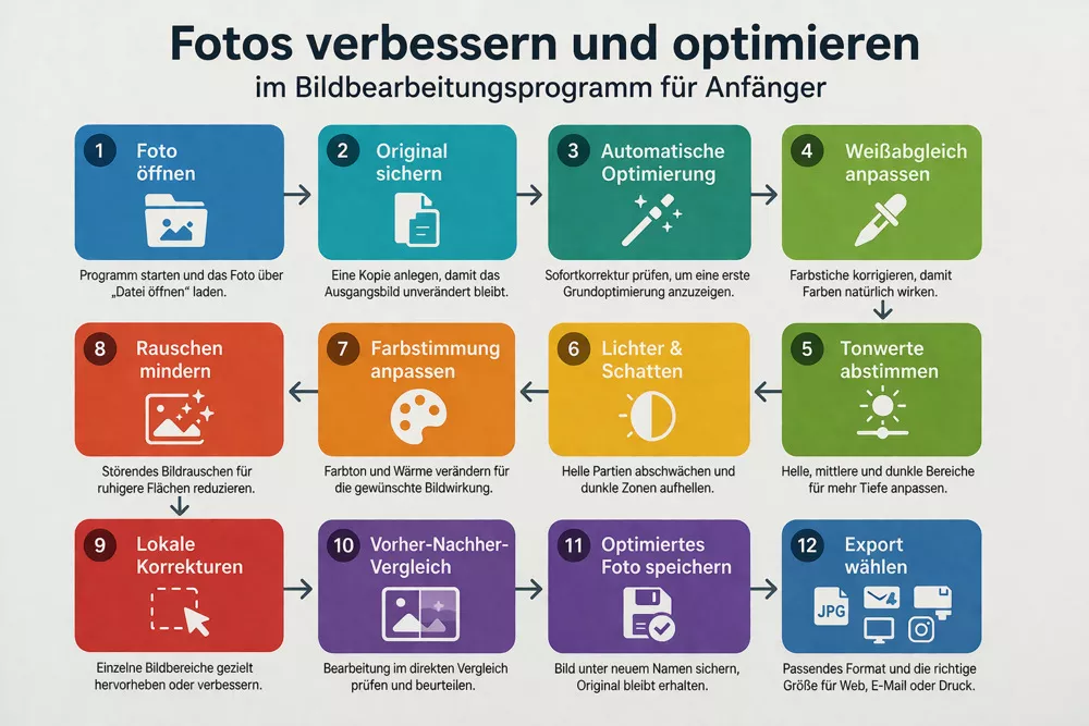 Bestes Bildbearbeitungsprogramm für Anfänger