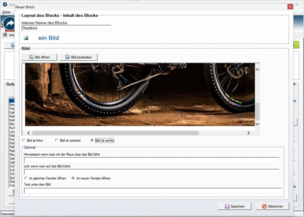 Einfache Homepage Baukasten Software