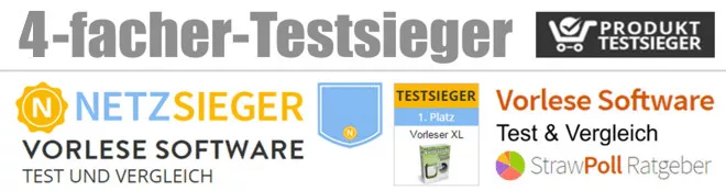 Testsieger Text to Speech Software Deutsch