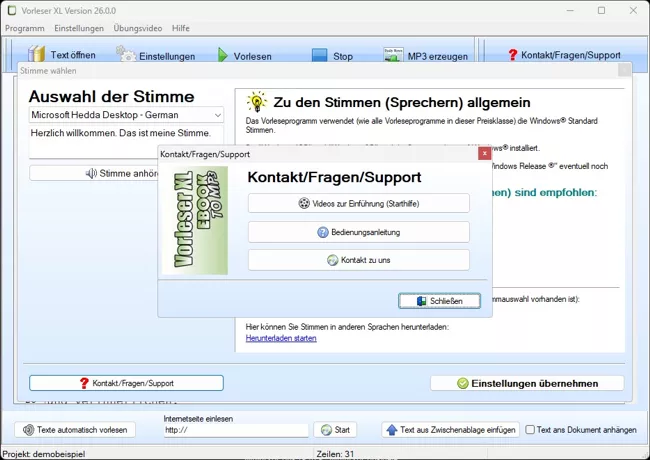 Vorleseprogramm Windows 11